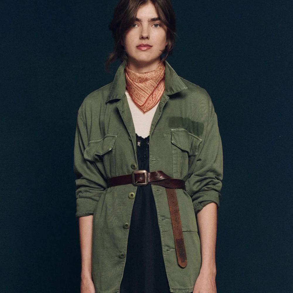 THE GREAT. The Vintage Army Jacket size 2